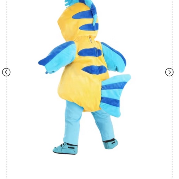 Disney Baby Flounder Costume - 9-12 mo - Picture 2 of 2